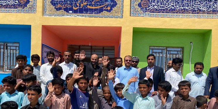 افتتاح مدرسه ۷ کلاسه علوی در روستای چندوکان قصرقند